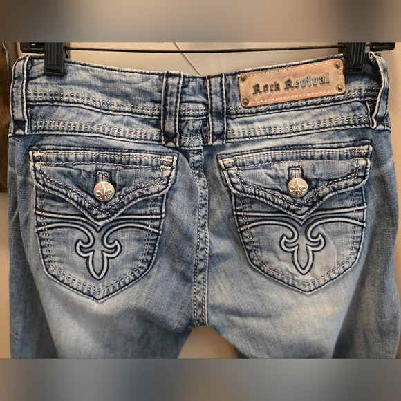 Rock Revival Denim - Rock Revival Faded Blue Denim Jeans